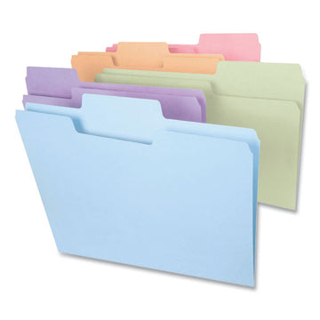 Smead® Supertab Colored File Folders, 1-3-cut Tabs, Legal Size, 11 Pt. Stock, Assorted Pastel Colors, 100-box freeshipping - TVN Wholesale